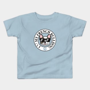 I Love My French Bulldog Kids T-Shirt